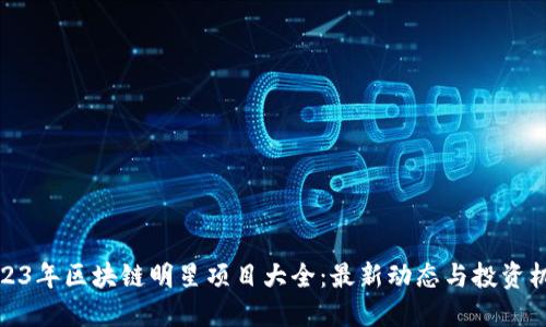 2023年区块链明星项目大全：最新动态与投资机会