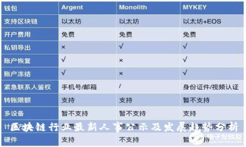 区块链行业最新人事公示及发展趋势分析